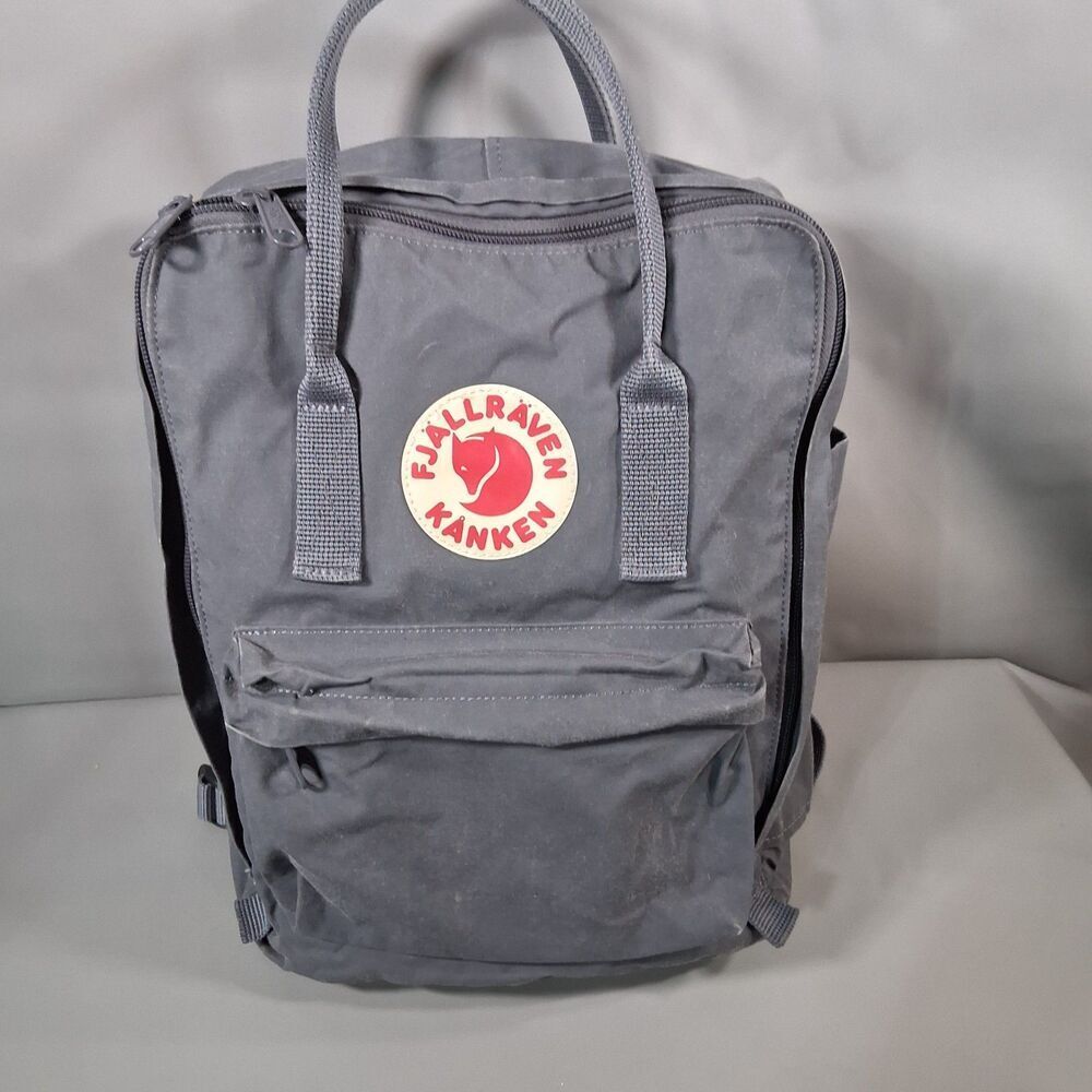Fjallraven Kanken Backpack Graphite Grey Water Resistant Daypack 16L 23510